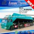 China automobile best selling hydraulic 2/3 axle side tipping trailer trucks for Construction Moving